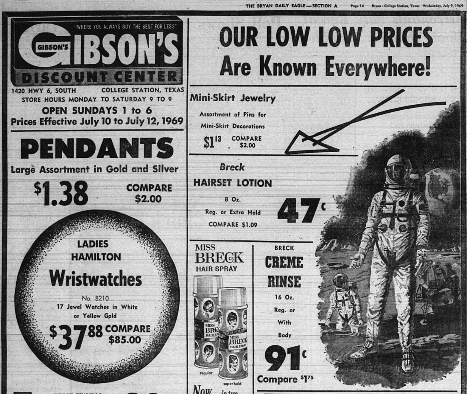 The Eagle Archives: July 9, 1969